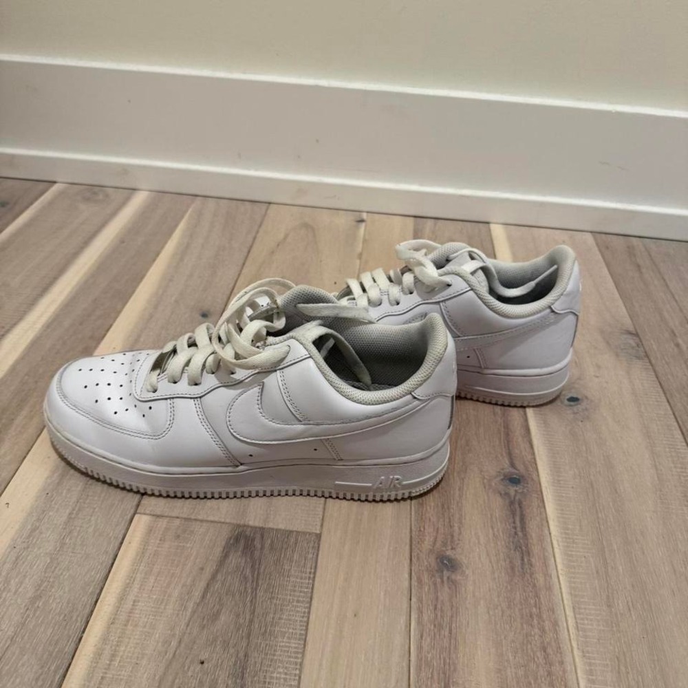Nike Air Force 1 white trainers Sz 8   #sneakers #lifestyle